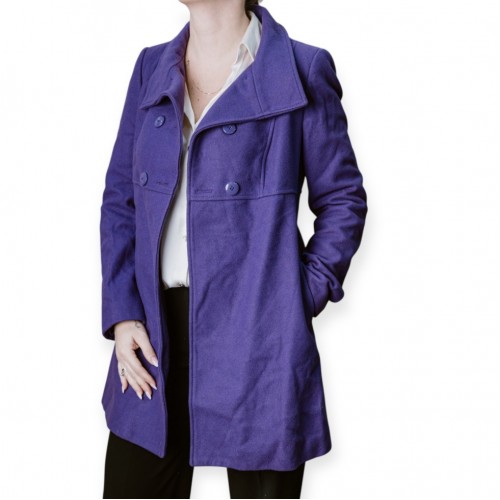 Γυναικείο Μωβ Παλτό