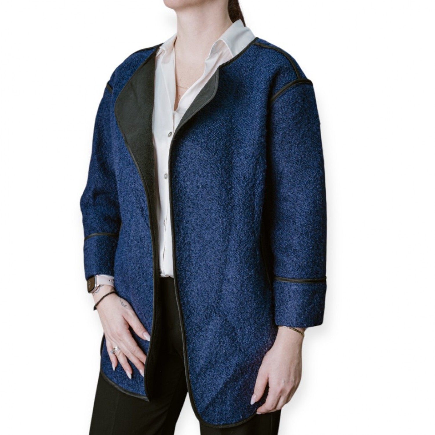 Γυναικείο Μπλε Παλτό 