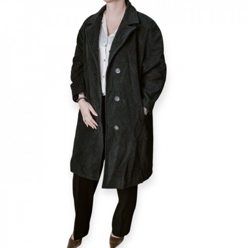 Μαύρο Κλασικό Παλτό 