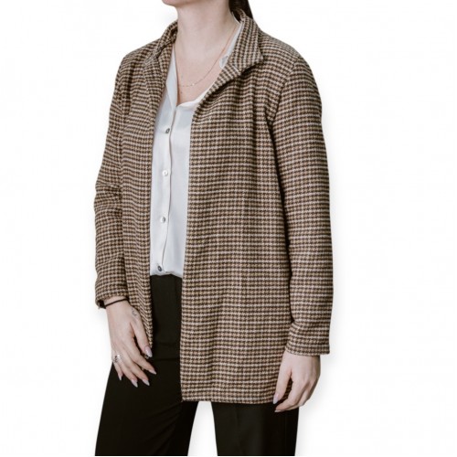 Παλτό Με Καρό Σχέδιο