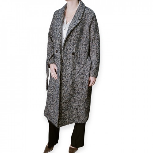 Παλτό Καρό Με Ζώνη