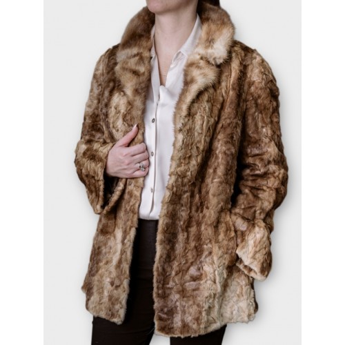 Γυναικεία Μακρύ Καφέ Γούνα