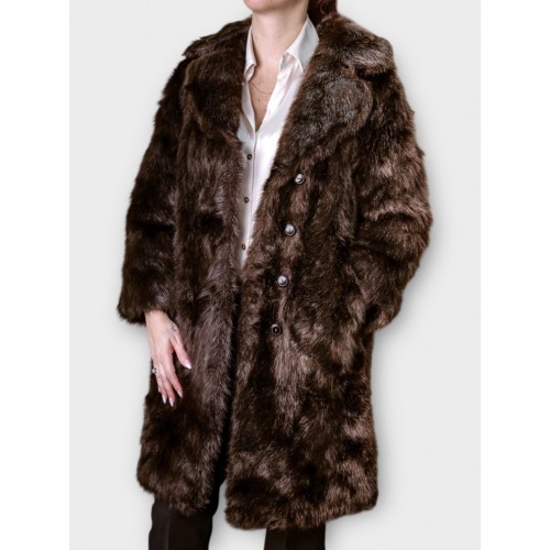 Μακρύ Γούνα Prestige – Σκούρο Καφέ