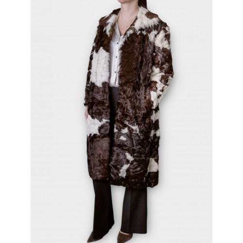 Μακρύ Γούνα Σε Καφέ & Εκρού Αποχρώσεις 