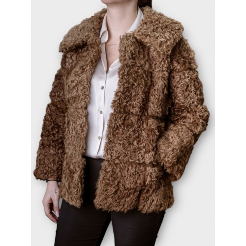 Γυναικεία Γούνα “Curly Caramel”