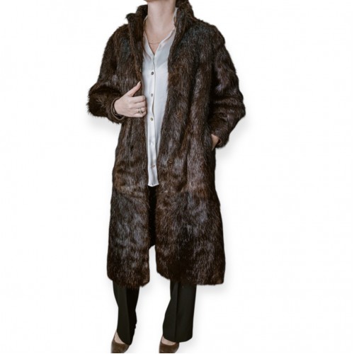 Γυναικεία Σκούρα Καφέ Γούνα